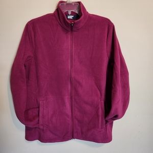 NWT Land's End Fleece Full Zip Women's Size Large